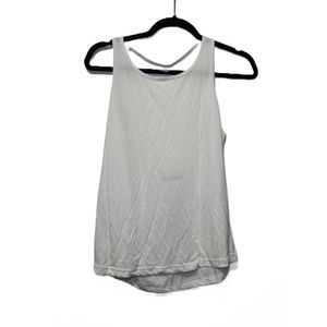 NWT Women's White Backless Yoga Shirt - Size M